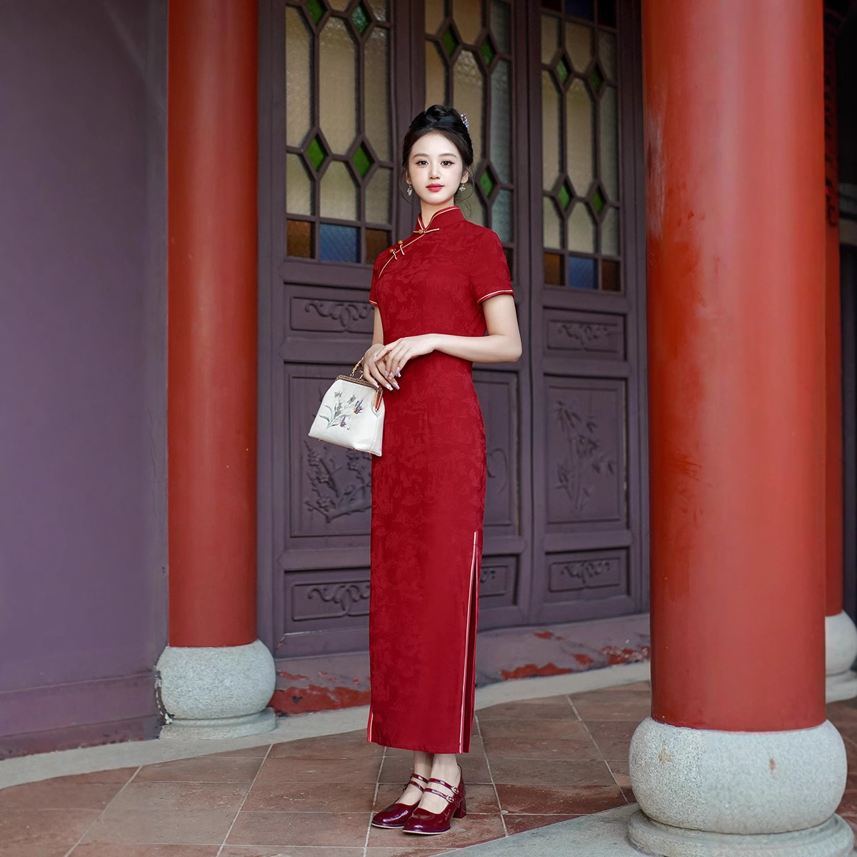 Nuovo Abito Lungo Cheongsam Ro - Dresses recensione e prezzo