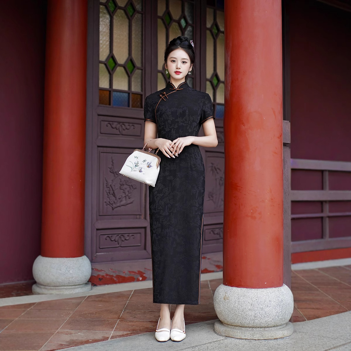 Nuovo Abito Lungo Cheongsam Ro - Dresses recensione e prezzo
