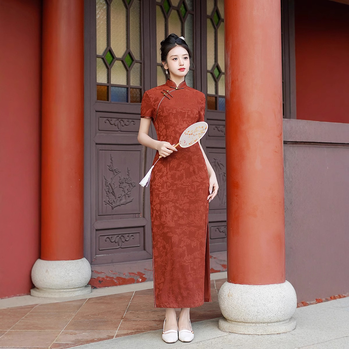 Nuovo Abito Lungo Cheongsam Ro - Dresses recensione e prezzo